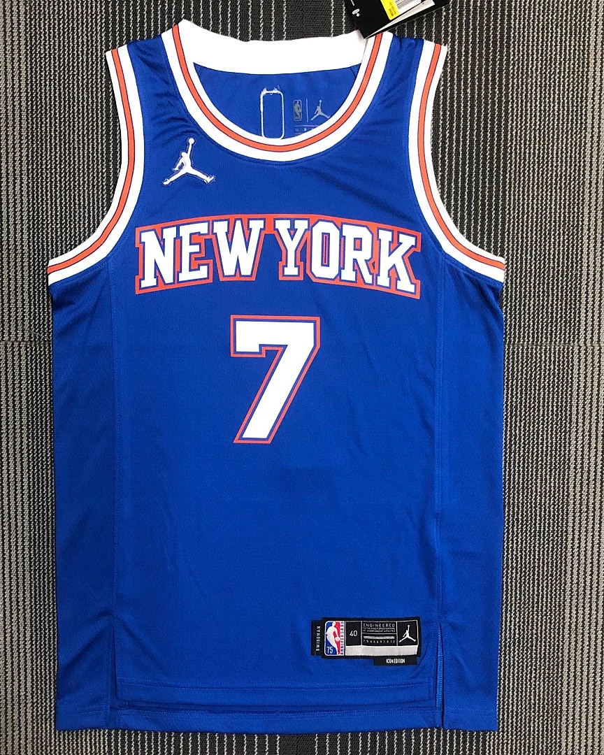 Camisola NBA New York Knicks Carmelo Anthony #7 75.º Aniversário