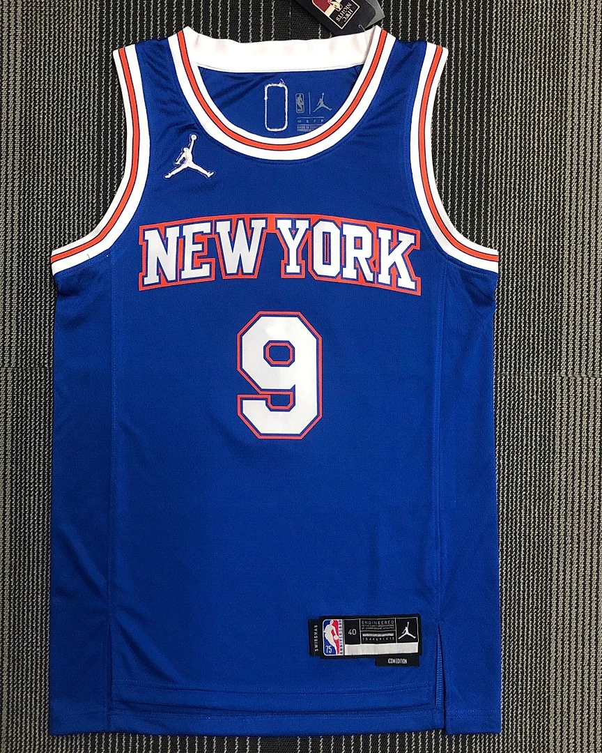 Camisola NBA New York Knicks RJ Barrett #9 75.º Aniversário
