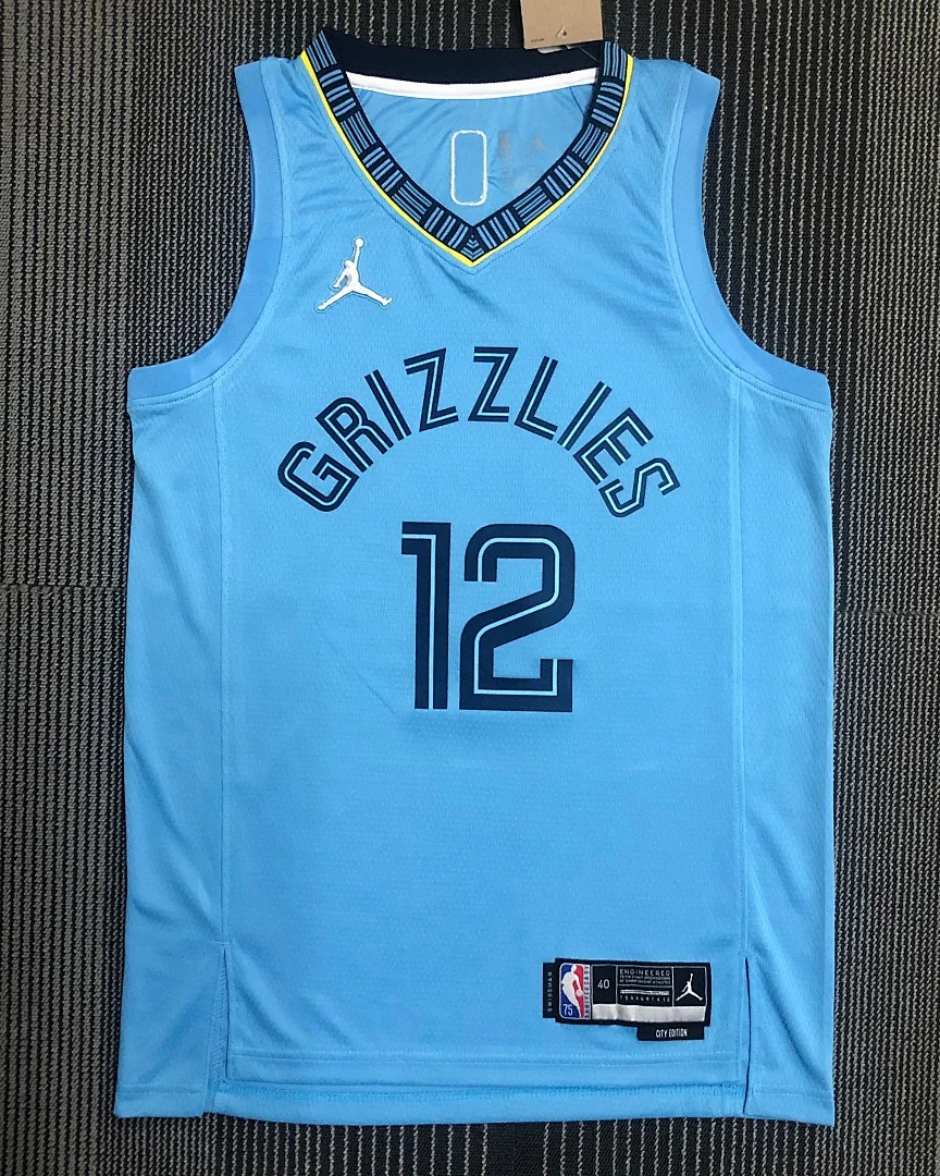 Camisola NBA Memphis Grizzlies Ja Morant #12 75.º Aniversário