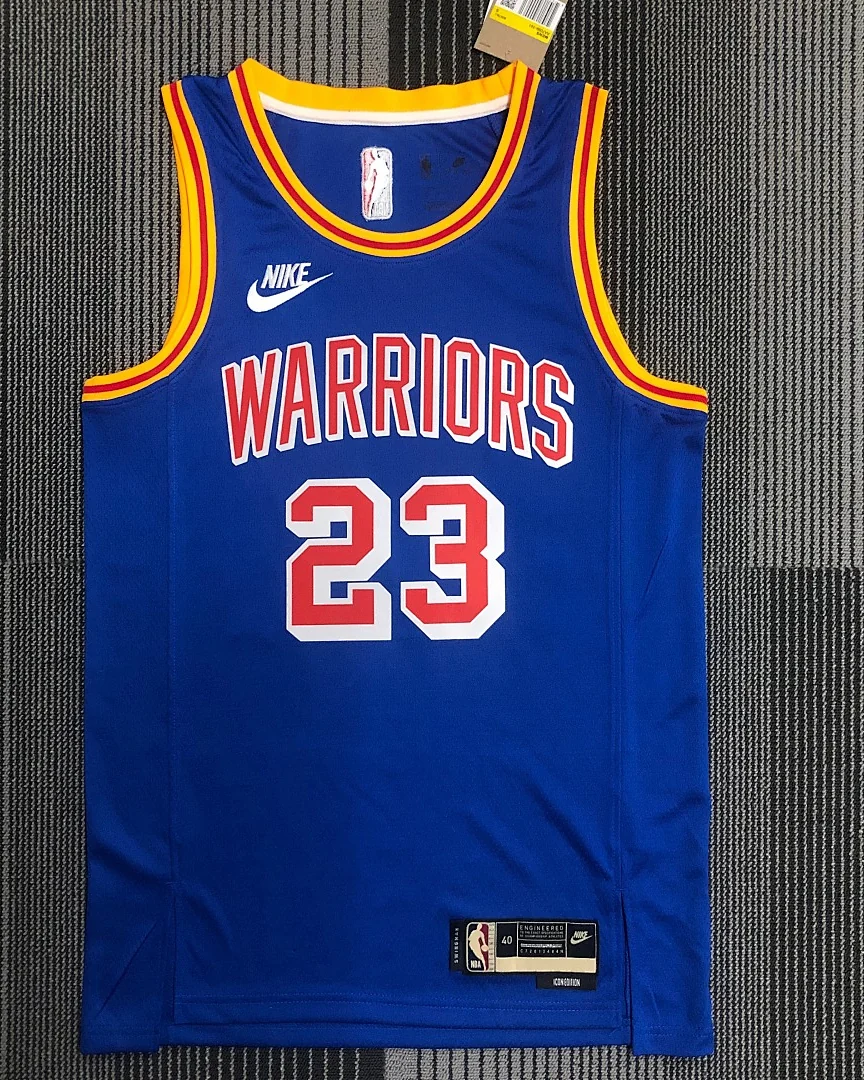 Camisola NBA Golden State Warriors Draymond Green #23 Retro 75.º Aniversário
