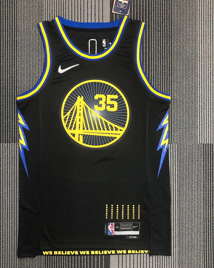 Camisola NBA Golden State Warriors Kevin Durant #35 Edição Especial 2022