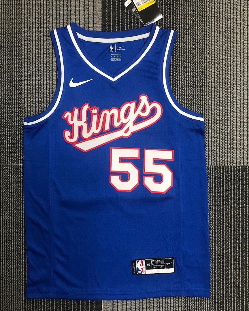 Camisola NBA Sacramento Kings Jason Williams #55 Azul