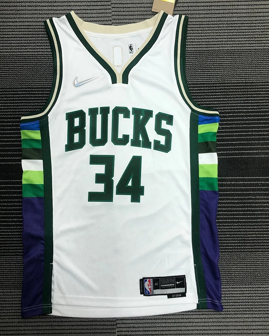 Camisola NBA Milwaukee Bucks Giannis Antetokounmpo #34 Edição Especial 2022