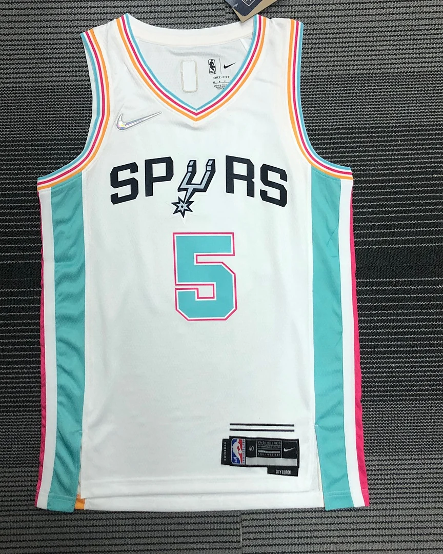 Camisola NBA San Antonio Spurs Dejounte Murray #5 Edição Especial 2022