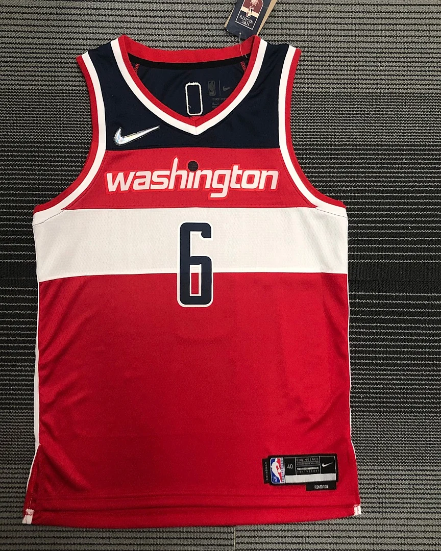 Camisola NBA Washington Wizards Montrezl Harrell #6 75.º Aniversário Vermelha