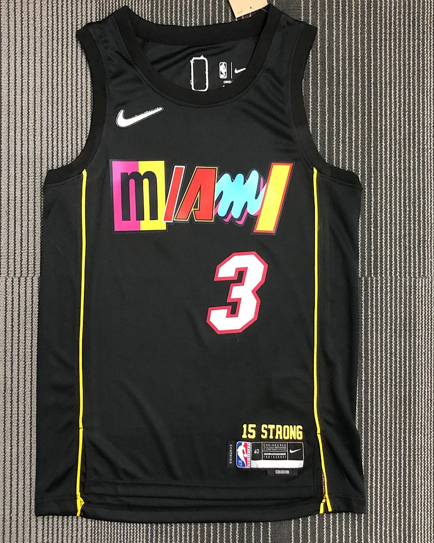 Camisola NBA Miami Heat Dwyane Wade #3 Edição Especial 2022