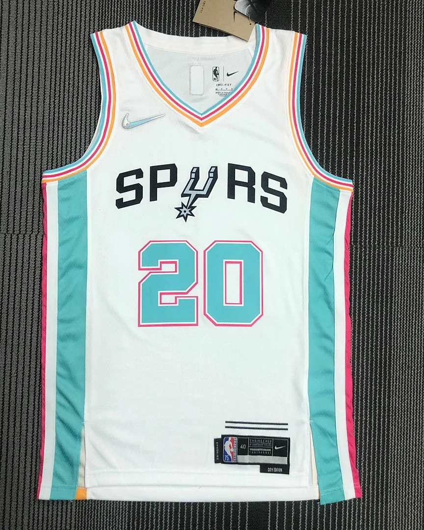 Camisola NBA San Antonio Spurs Manu Ginobili #20 Edição Especial 2022