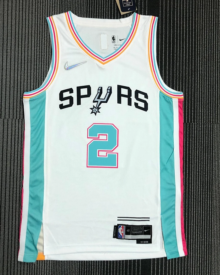 Camisola NBA San Antonio Spurs Kawhi Leonard #2 Edição Especial 2022