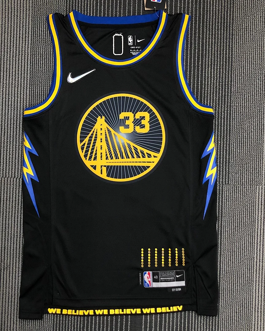 Camisola NBA Golden State Warriors James Wiseman #33 Edição Especial 2022