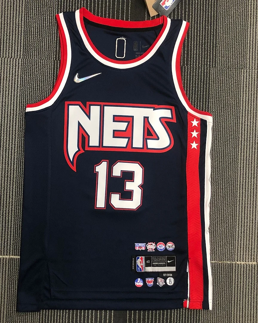 Camisola NBA Brooklyn Nets James Harden #13 75.º Aniversário 2022