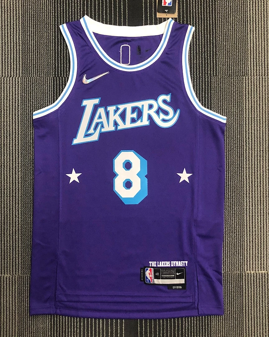 Camisola NBA Los Angeles Lakers Kobe Bryant #8 75.º Aniversário 2022