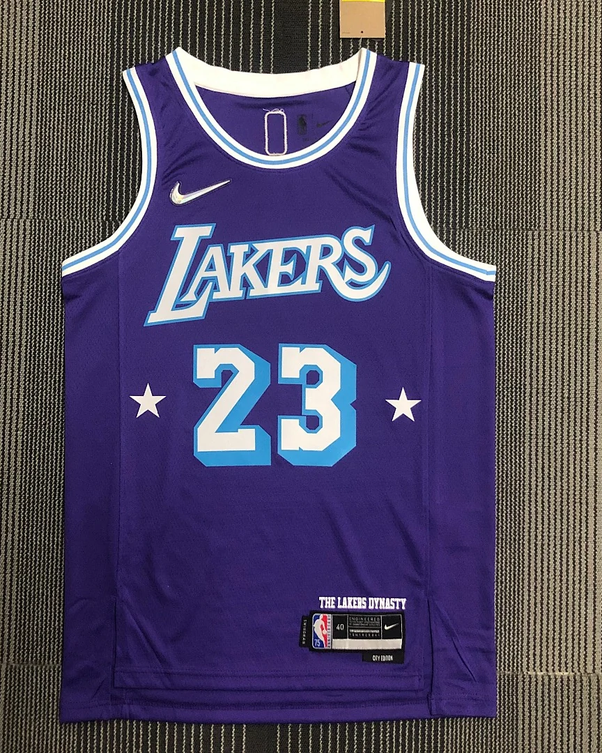 Camisola NBA Los Angeles Lakers LeBron James #23 75.º Aniversário 2022
