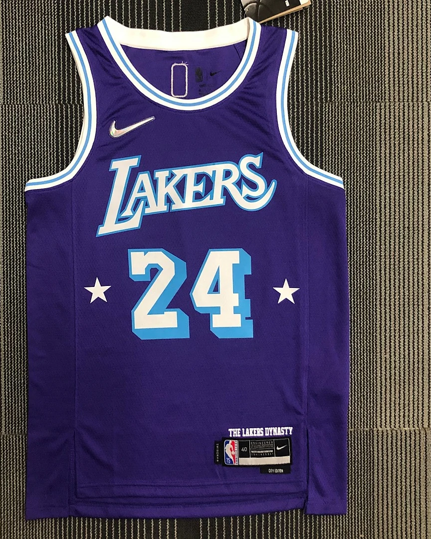 Camisola NBA Los Angeles Lakers Kobe Bryant #24 75.º Aniversário 2022