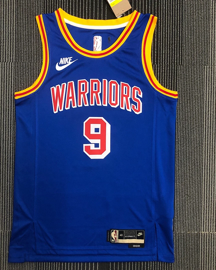 Camisola NBA Golden State Warriors Andre Iguodala #9 Retro 75.º Aniversário