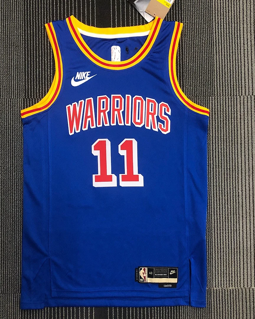 Camisola NBA Golden State Warriors Klay Thompson #11 Retro 75.º Aniversário