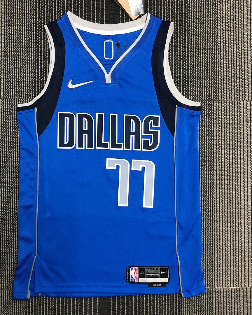 Camisola NBA Dallas Mavericks Luka Doncic #77 75.º Aniversário