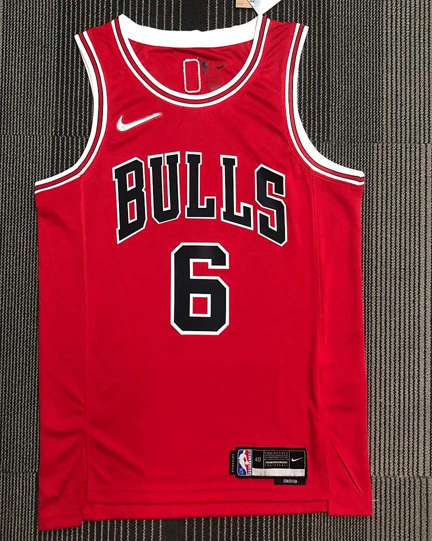 Camisola NBA Chicago Bulls Alex Caruso #6 75.º Aniversário