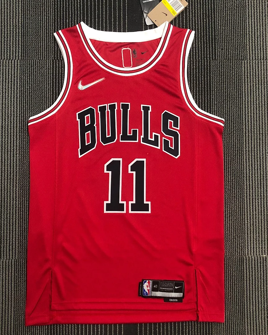 Camisola NBA Chicago Bulls DeMar DeRozan #11 75.º Aniversário Vermelha