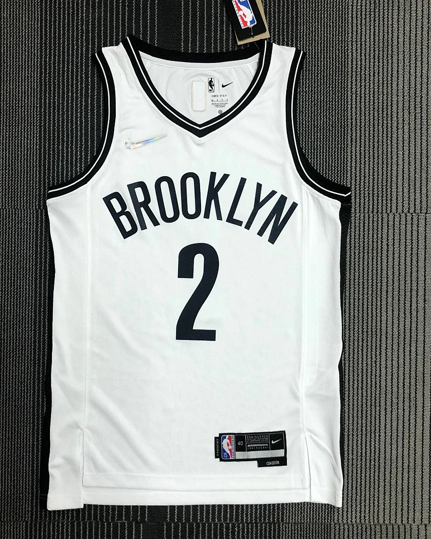 Camisola NBA Brooklyn Nets Blake Griffin #2 75.º Aniversário Branca