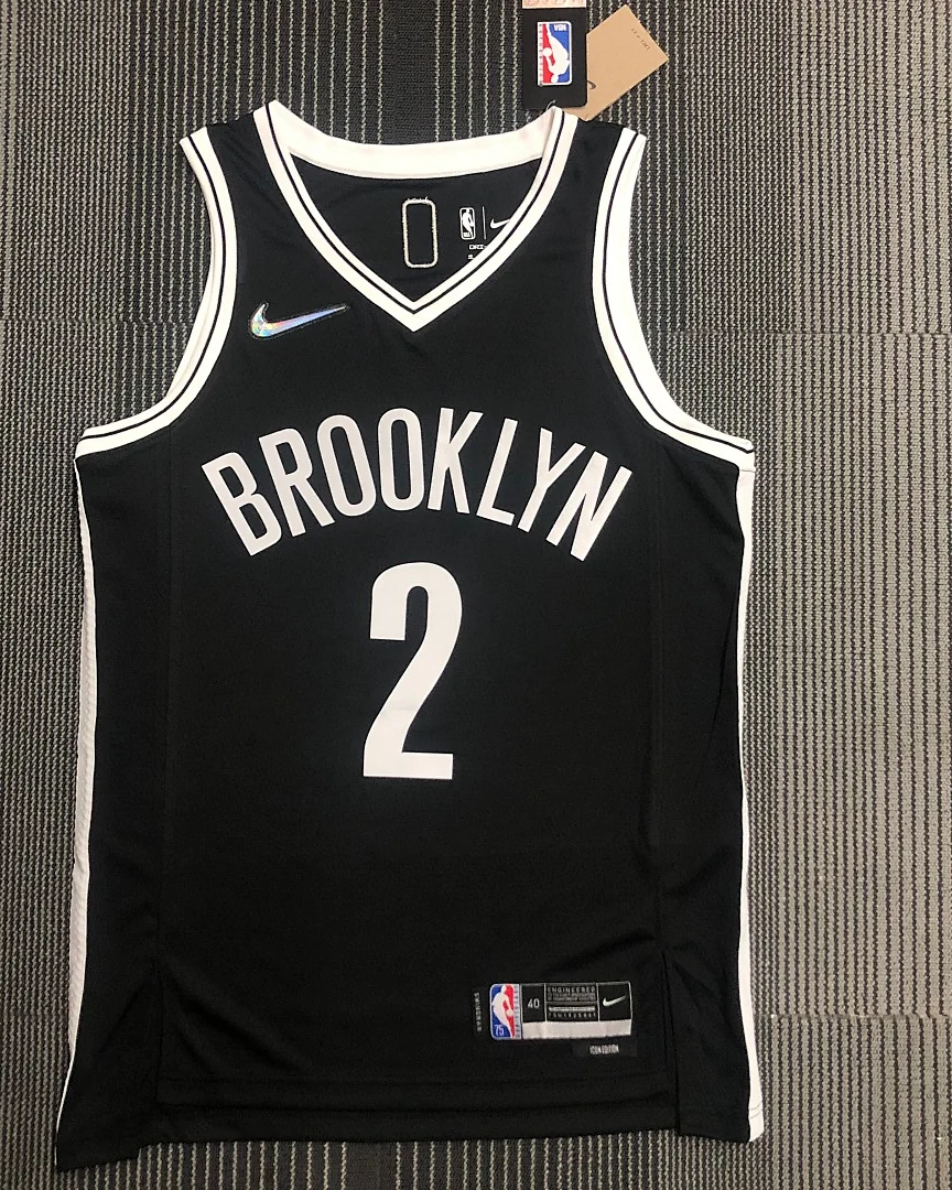Camisola NBA Brooklyn Nets Blake Griffin #2 75.º Aniversário Preta