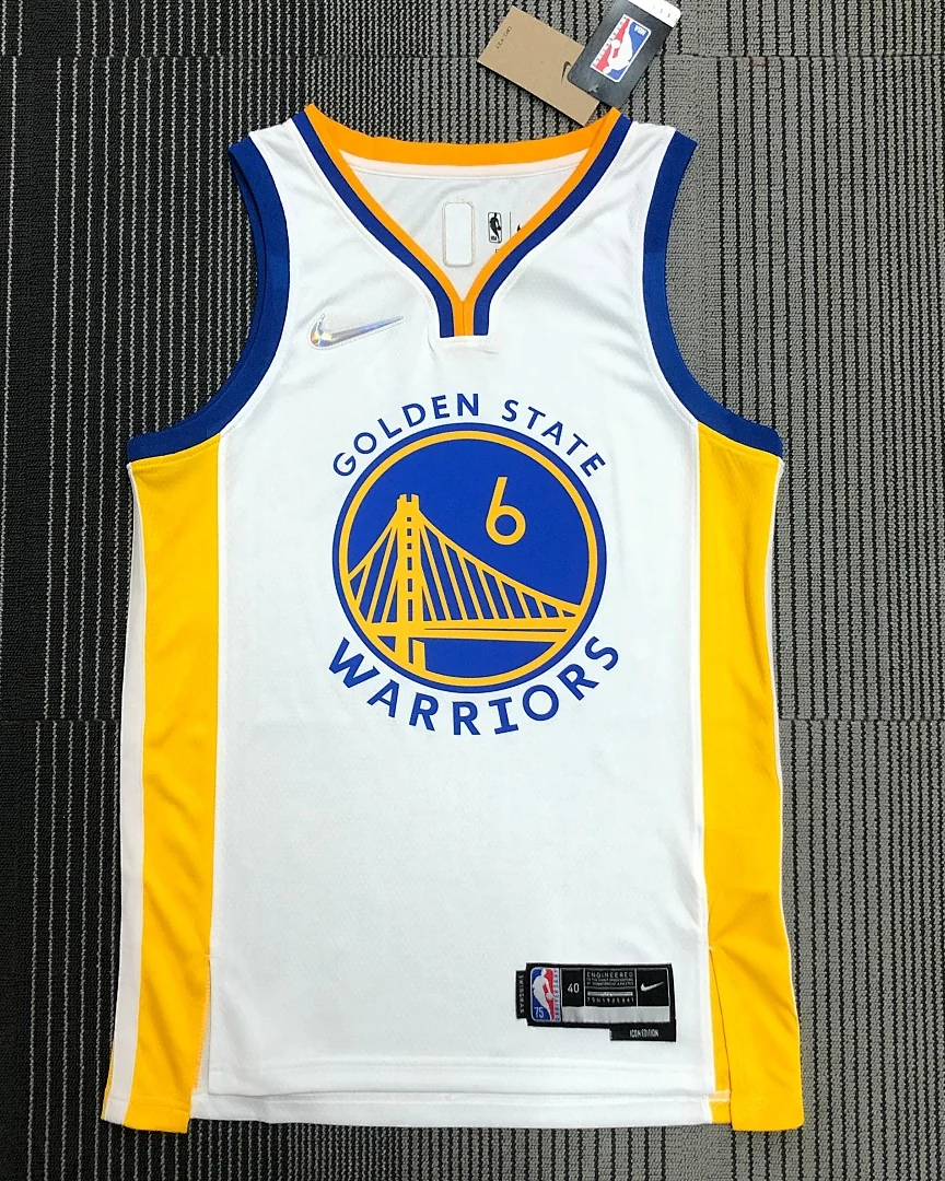 Camisola NBA Golden State Warriors Nick Young #6 75.º Aniversário Branca