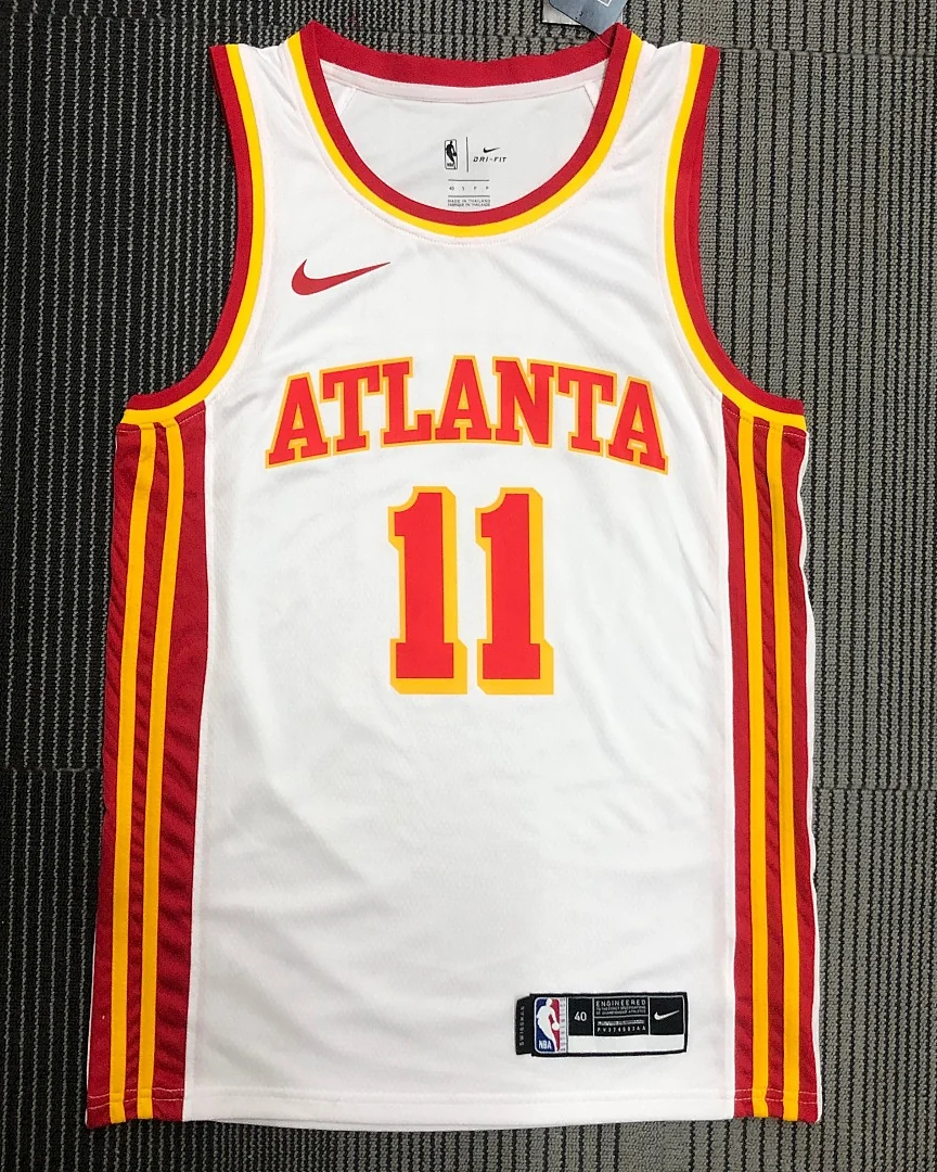 Camisola NBA Atlanta Hawks Trae Young #11 Branca