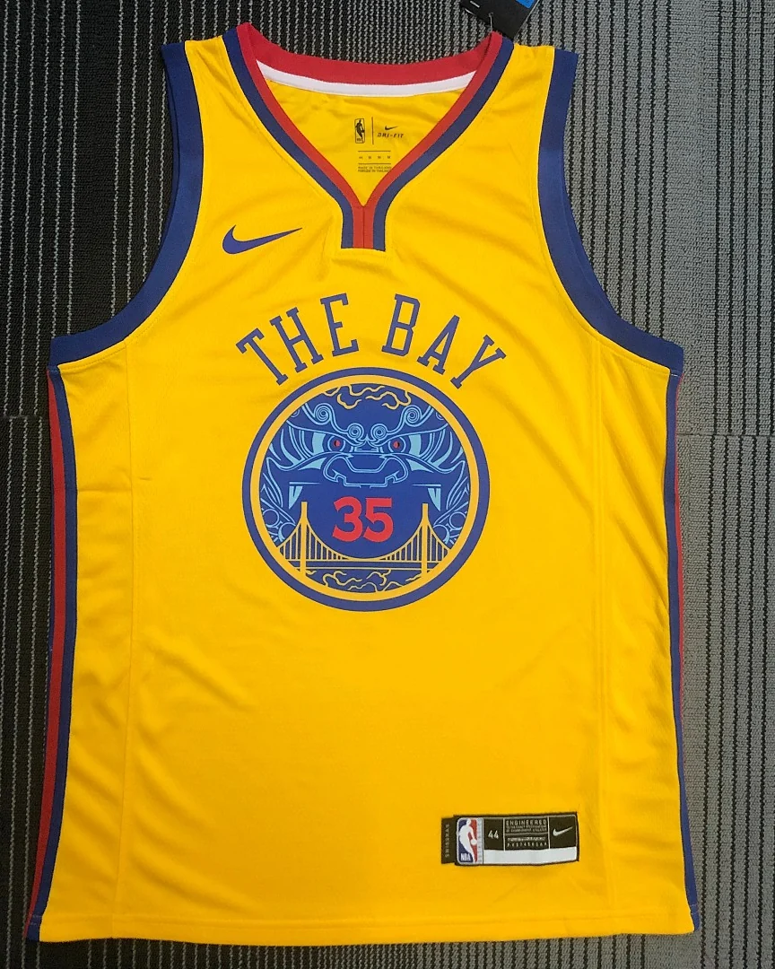 Camisola NBA Golden State Warriors Kevin Durant #35 Edição Especial 2018