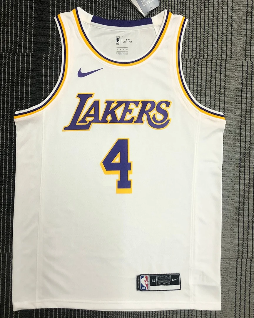 Camisola NBA Los Angeles Lakers Rajon Rondo #4 Branca