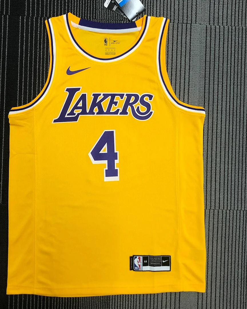 Camisola NBA Los Angeles Lakers Rajon Rondo #4 Amarela