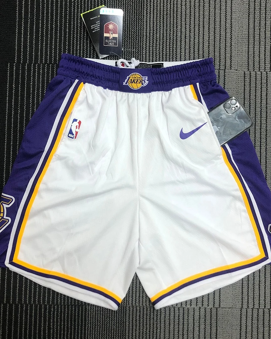 Calções NBA Los Angeles Lakers Branco
