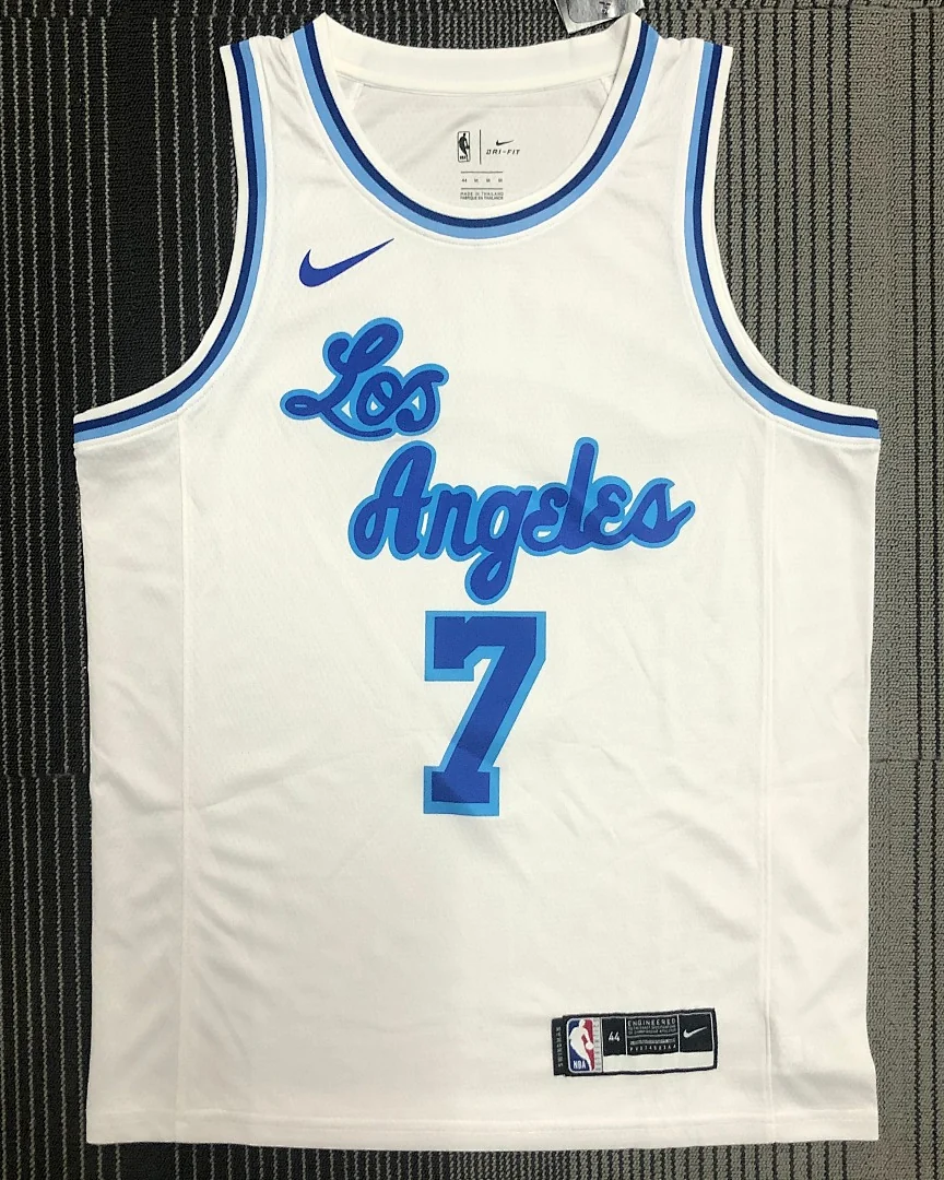 Camisola NBA Los Angeles Lakers Carmelo Anthony #7 Latin Nights Branca