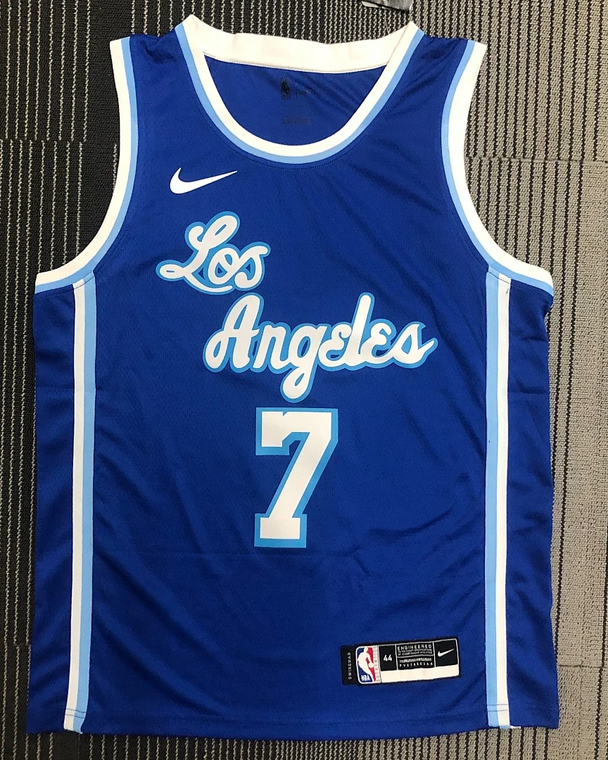Camisola NBA Los Angeles Lakers Carmelo Anthony #7 Latin Nights Azul