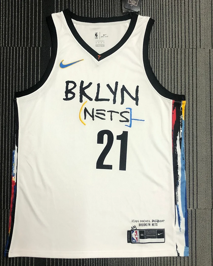 Camisola NBA Brooklyn Nets LaMarcus Aldridge #21 Edição Especial Branca