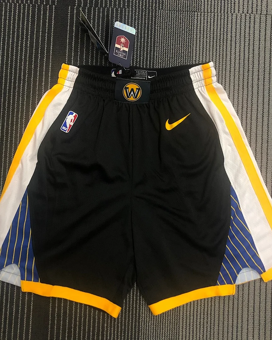 Calções NBA Golden State Warriors Preto