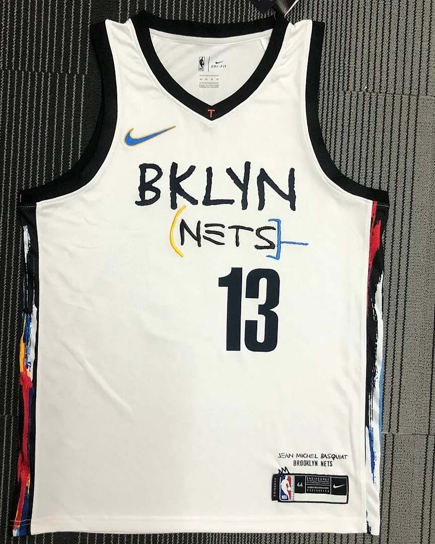 Camisola NBA Brooklyn Nets James Harden #13 Edição Especial Branca