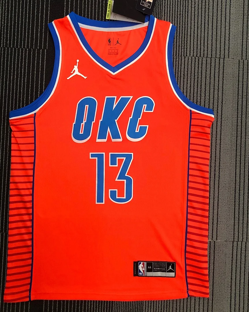 Camisola NBA Oklahoma City Thunder Paul George #13 Jordan 2021