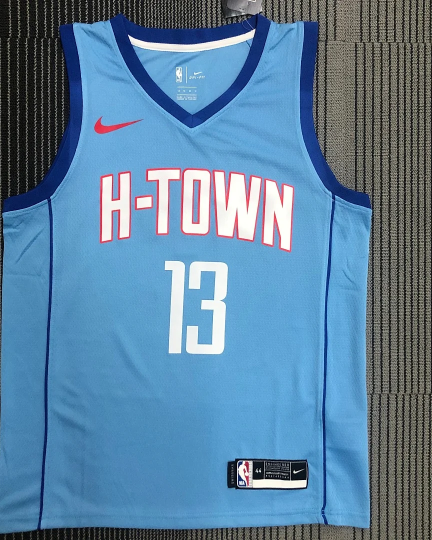 Camisola NBA Houston Rockets James Harden #13 Edição Especial Azul 2021
