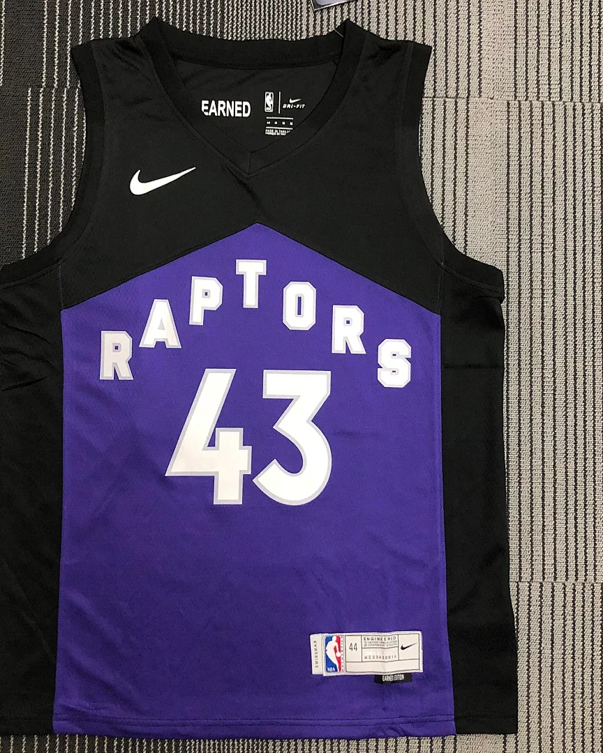 Camisola NBA Toronto Raptors Pascal Siakam #43 Earned Edition 2021
