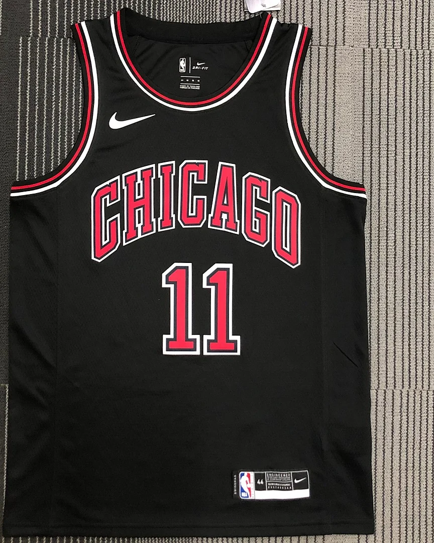 Camisola NBA Chicago Bulls DeMar DeRozan #11 Preta