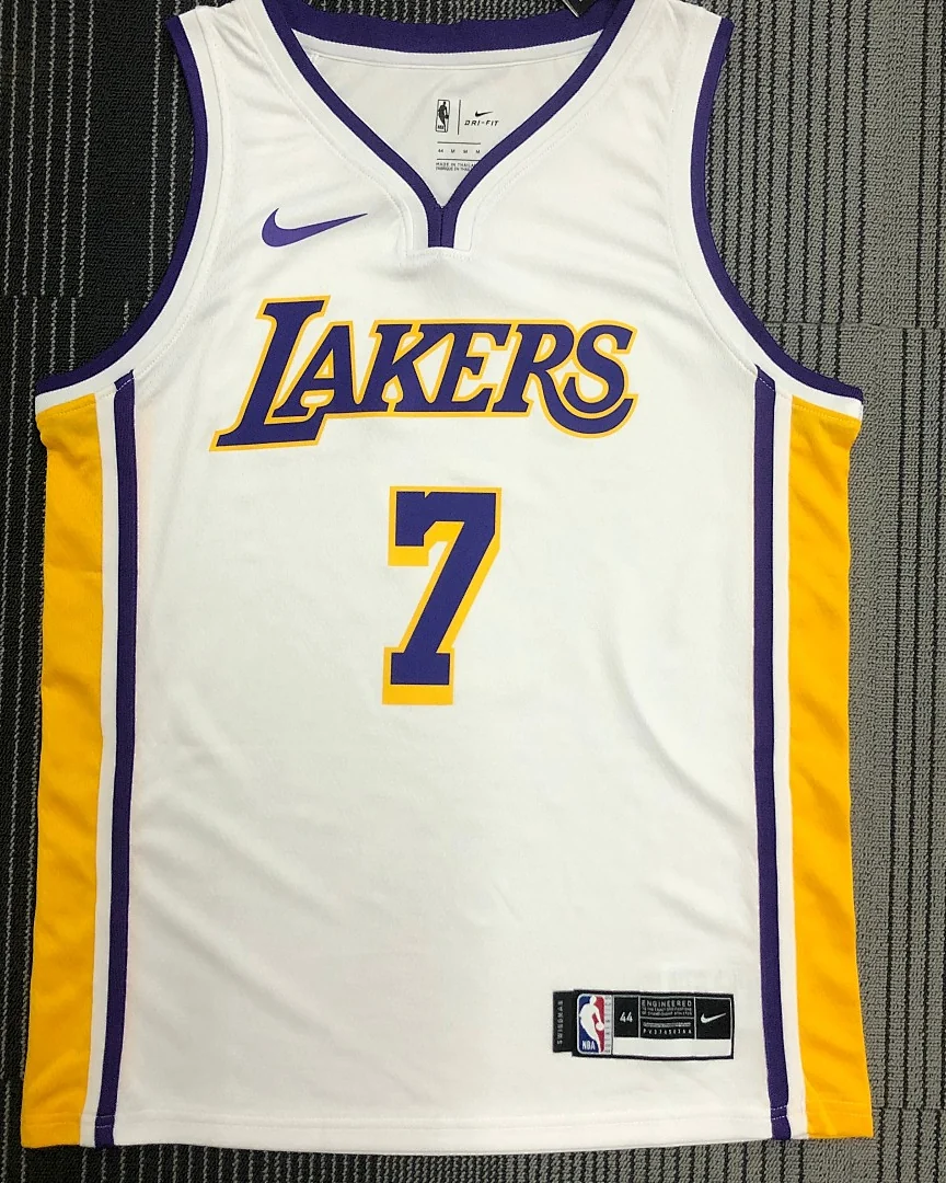 Camisola NBA Los Angeles Lakers Carmelo Anthony #7 Branca