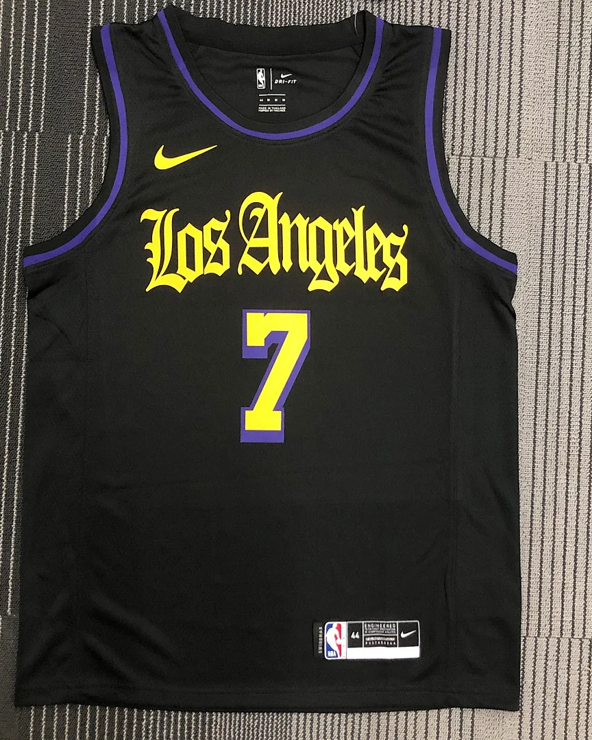 Camisola NBA Los Angeles Lakers Carmelo Anthony #7 Latin Nights Preta