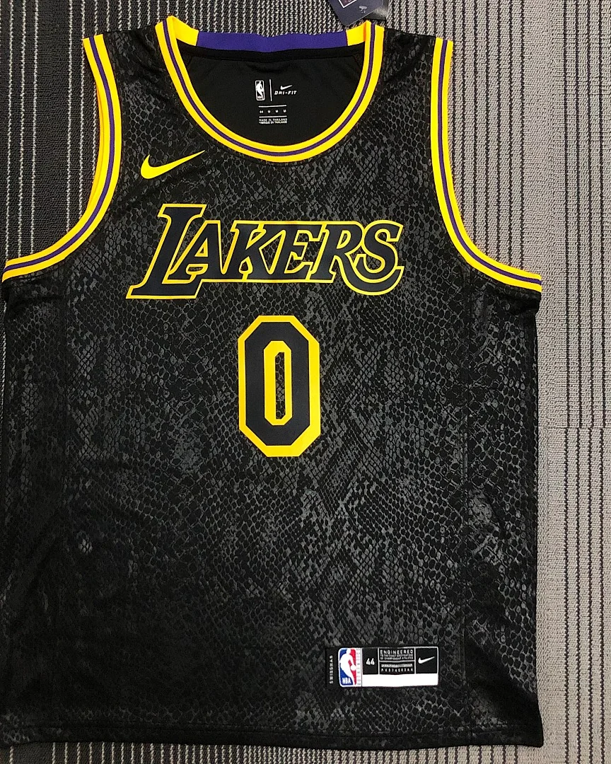 Camisola NBA Los Angeles Lakers Russell Westbrook #0 Edição Especial · Modelo 2
