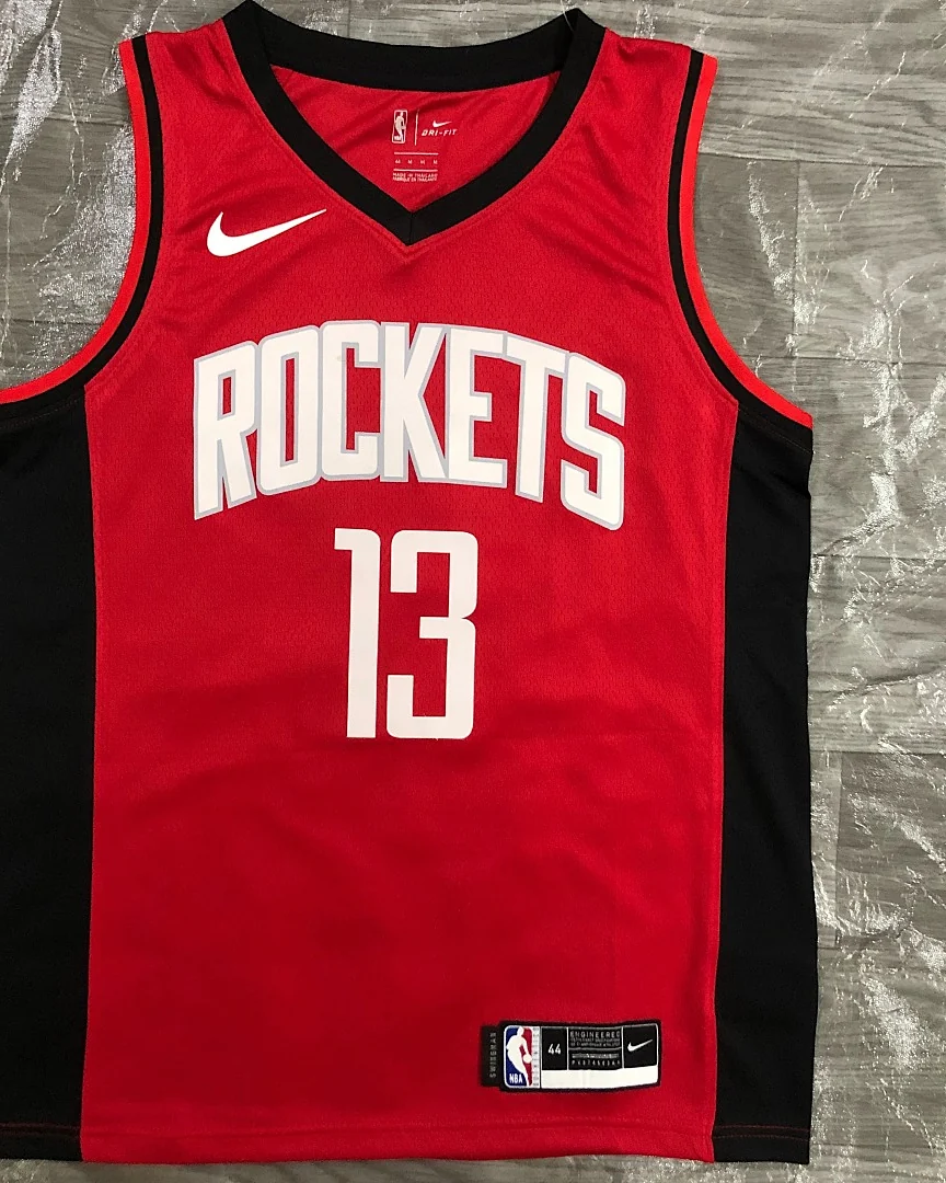 Camisola NBA Houston Rockets James Harden #13 Vermelha 2021