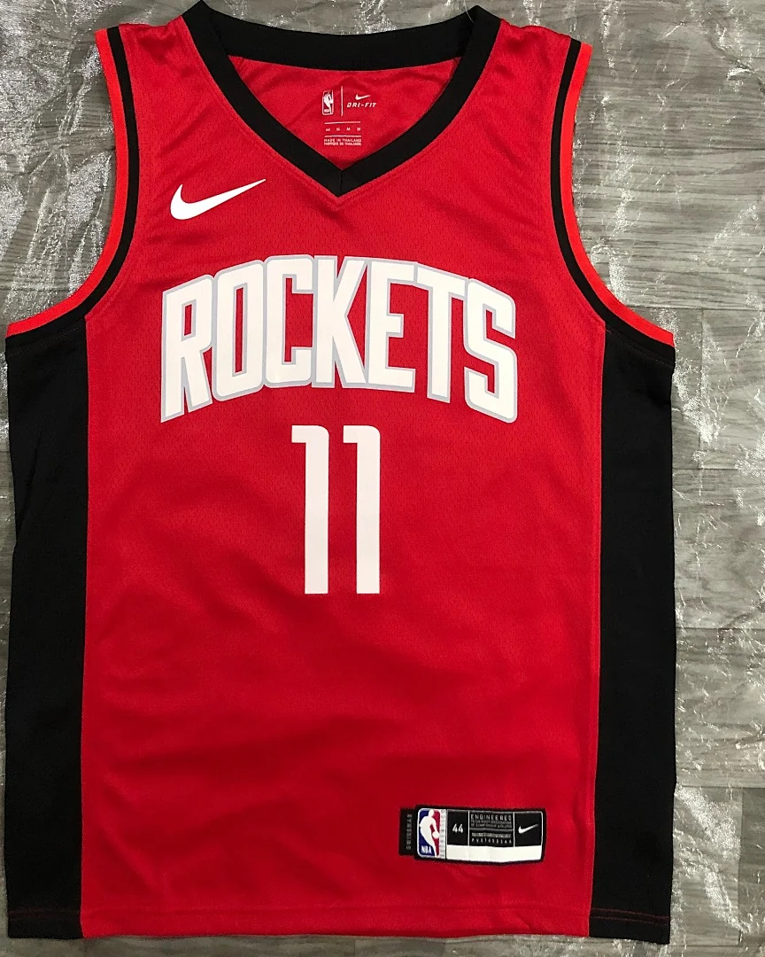 Camisola NBA Houston Rockets Yao Ming #11 Vermelha 2021