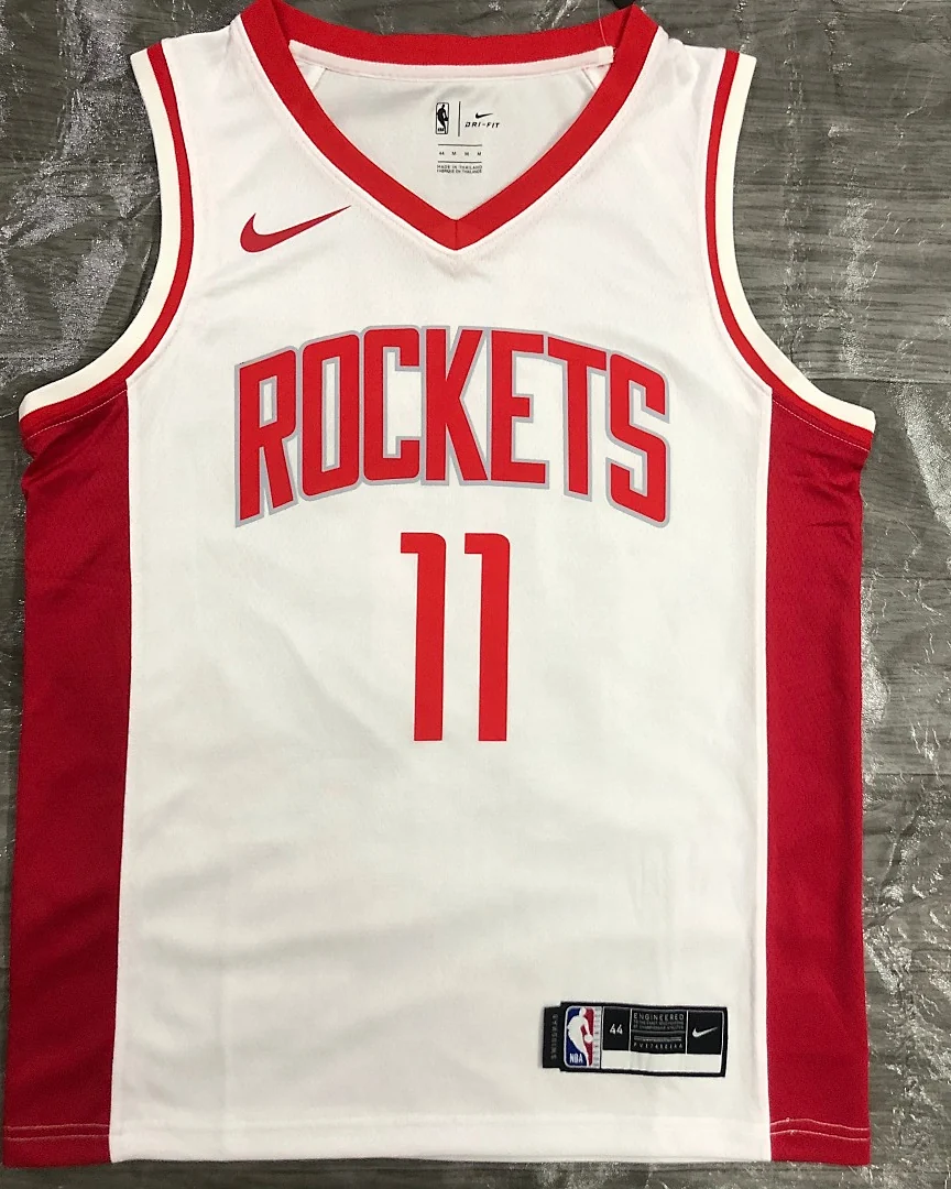 Camisola NBA Houston Rockets Yao Ming #11 Branca 2021