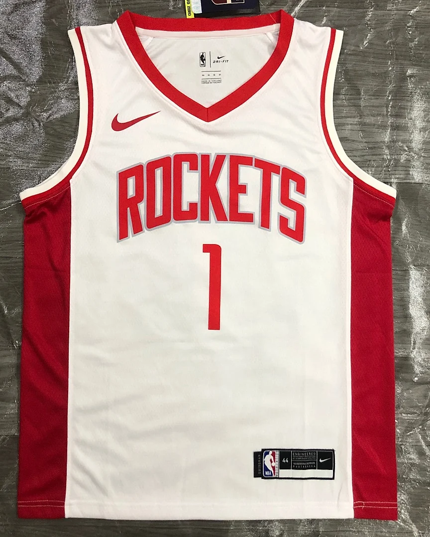 Camisola NBA Houston Rockets Tracy McGrady #1 Branca 2021