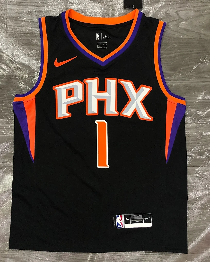 Camisola NBA Phoenix Suns Devin Booker #1 Preta