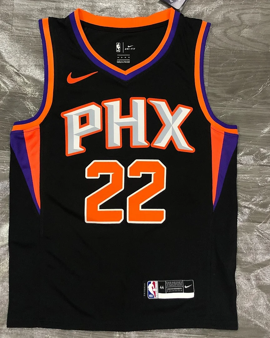 Camisola NBA Phoenix Suns Deandre Ayton #22 Preta