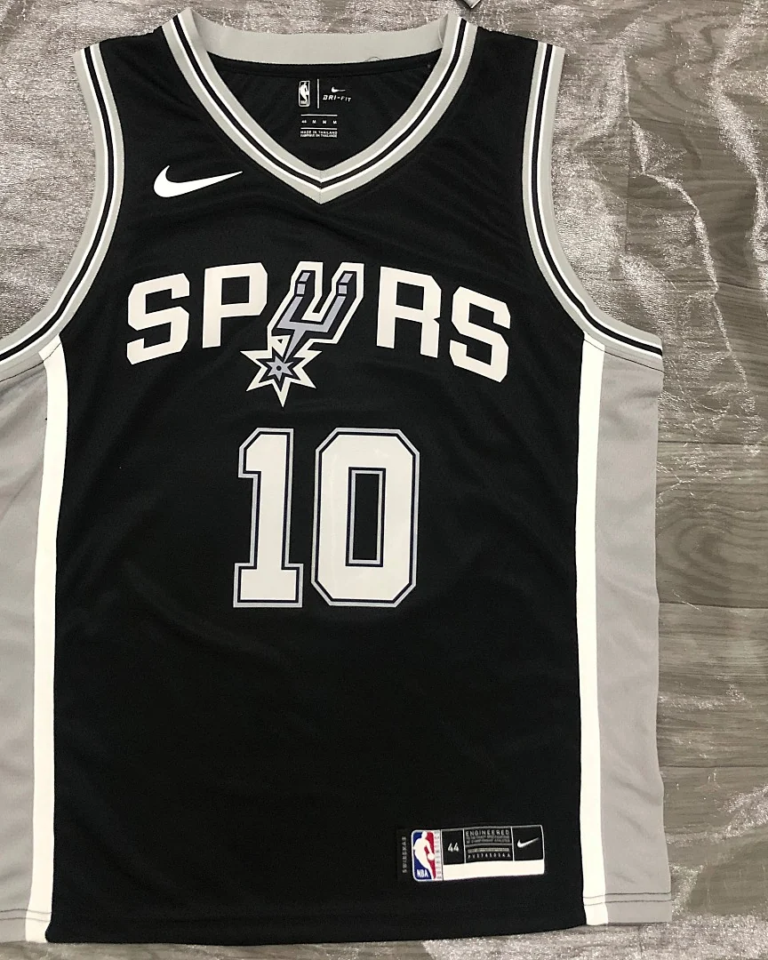 Camisola NBA San Antonio Spurs DeMar DeRozan #10 Preta