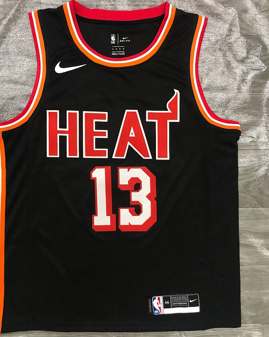 Camisola NBA Miami Heat Bam Adebayo #13 Edição Especial Preta 2018